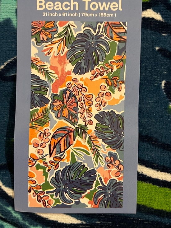 Sun & Sky Other - Sun & Sky Colorful Tropical Leaves Beach Towel